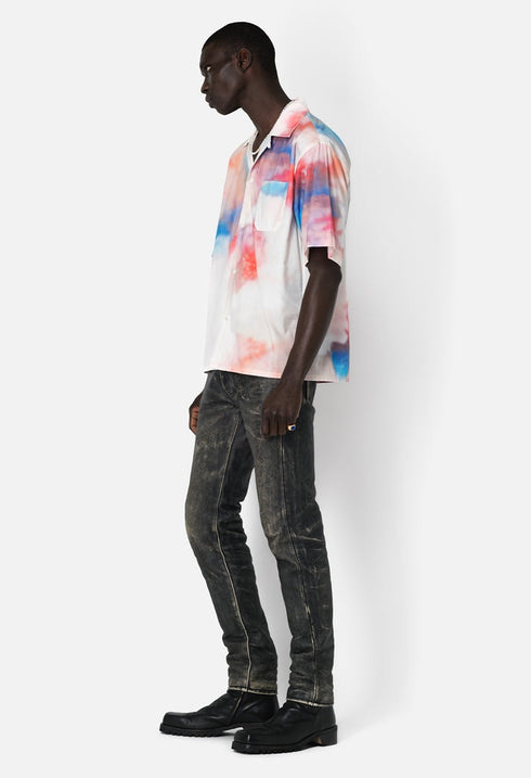 JOHN ELLIOTT Camp Shirt Birds Eye Mens Apparel